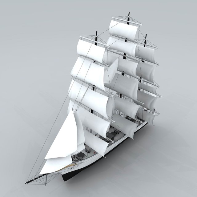 transportation sailing 34988 3D Модель .c4d .max .obj .3ds .fbx .stl .blend 
