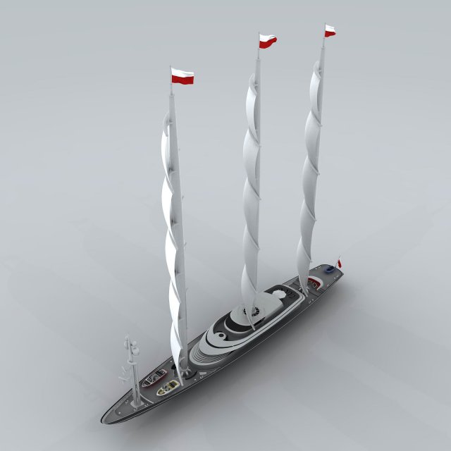 transportation sailing 35311 3D 模型 .c4d .max .obj .3ds .fbx .stl .blend 