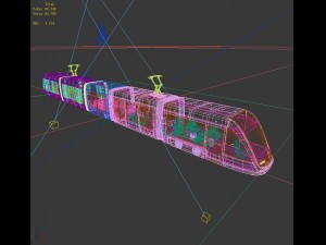 transportation subway 36211 3Dモデル
