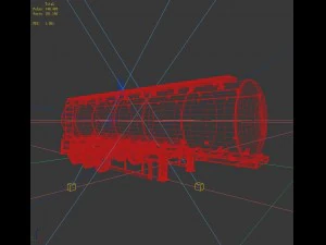 transportation tipper d1288 3D Model