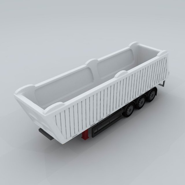 transportation tipper d1289 Modello 3D .c4d .max .obj .3ds .fbx .stl .blend 