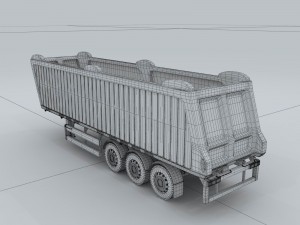 transportation tipper d1289 Modello 3D