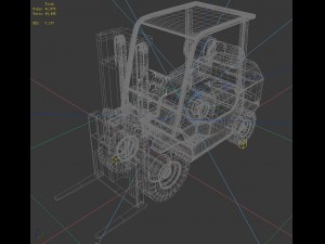 transportation truck 3D Model
