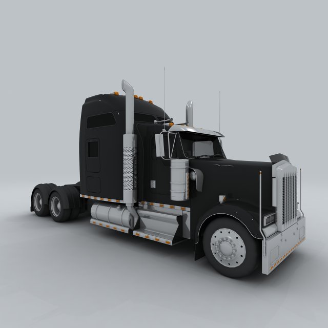 transportation truck 35000 3D Модель .c4d .max .obj .3ds .fbx .stl .blend 
