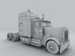 transportation truck 35000 3D Model