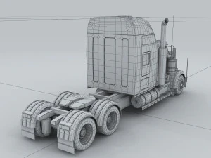transportation truck 35000 3D Model