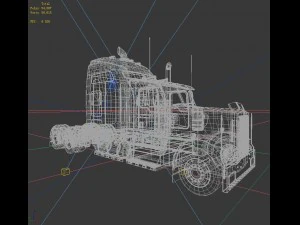 transportation truck 35000 3D Model