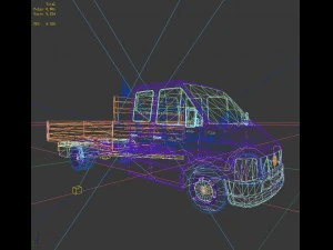 transportation truck 35533 3D Model