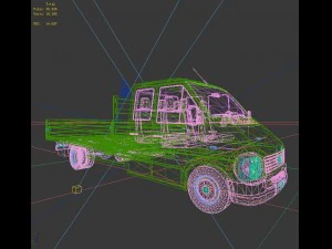 transportation truck 35534 3D Model