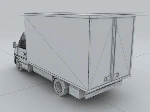 transportation truck 35545 3D Model