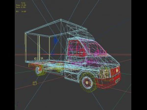 transportation truck 35545 3D Model