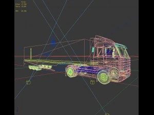 transportation truck 35600 3D Model