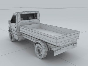 transportation truck 35666 3D Model
