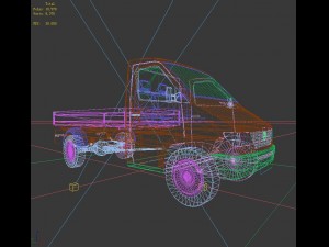 transportation truck 35666 3D Model