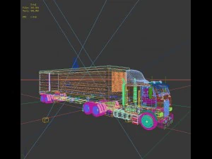 transportation truck 36061 3D Model