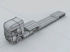 transportation truck 58519 3D Model