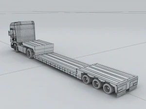 transportation truck 58519 3D Model