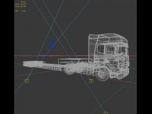 transportation truck 58519 3D Model