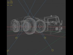 transportation truck 75538 3D Model