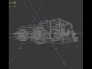 transportation truck 75539 3D 모델