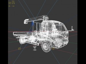 transportation truck 75776 3D Модель