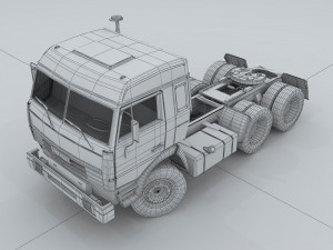 transportation truck 77141 3D Модель