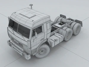 transportation truck 77141 3D Model