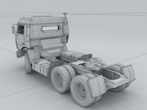 transportation truck 77141 3D Модель
