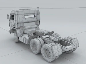transportation truck 77141 3D Model