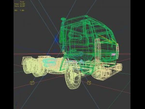 transportation truck 77141 3D Model