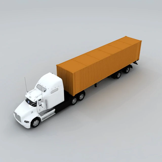 transportation truck 77386 3D Model .c4d .max .obj .3ds .fbx .stl .blend 
