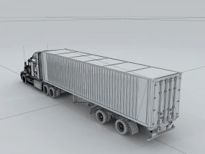 transportation truck 77386 3D Model