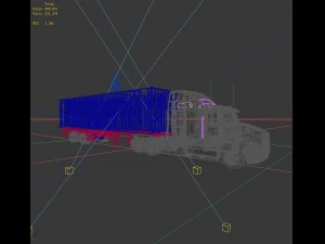 transportation truck 77386 3D Model