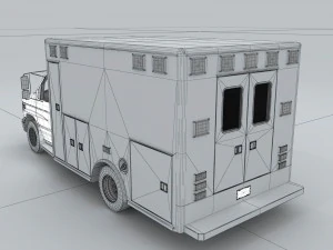 transportation truck 91555 3D Model