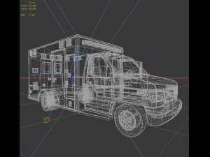 transportation truck 91555 3D Model