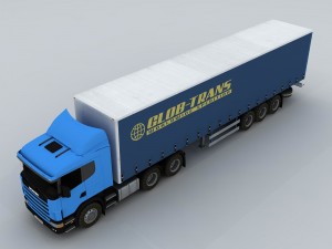 transportation truck 91601 3D Model