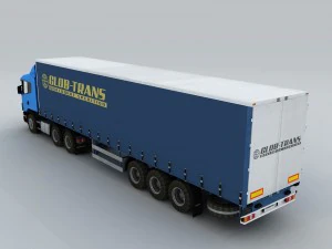 transportation truck 91601 3D Model