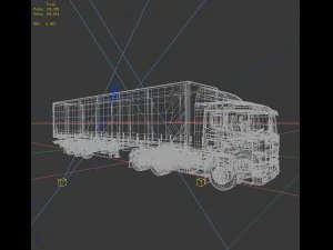 transportation truck 91601 3D Model