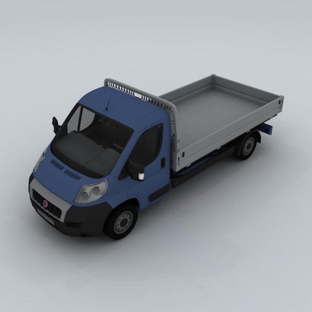 transportation trucks d1266 Model 3D .c4d .max .obj .3ds .fbx .stl .blend 