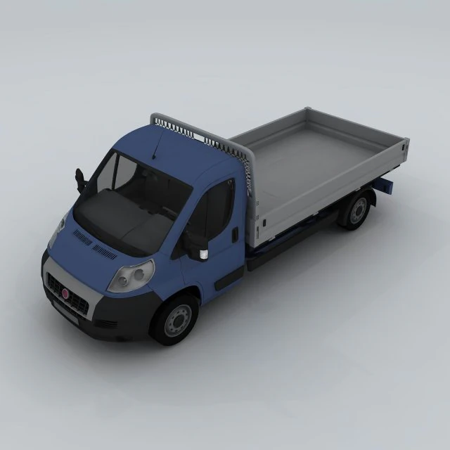 transportation trucks d1266 3D Model .c4d .max .obj .3ds .fbx .stl .blend
