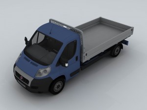 transportation trucks d1266 3D Model