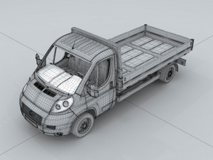 transportation trucks d1266 Model 3D