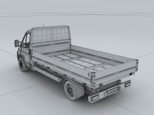 transportation trucks d1266 Model 3D