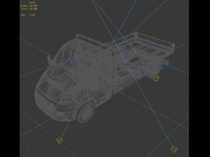 transportation trucks d1266 Model 3D