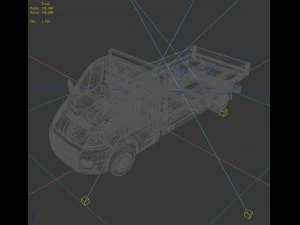 transportation trucks d1266 3D Model