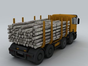 transportation trucks d1273 3D Model