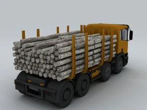 transportation trucks d1273 3D Model