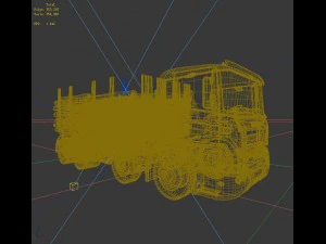 transportation trucks d1273 3D Model