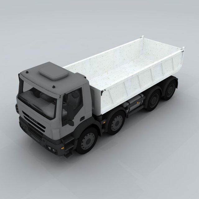 transportation trucks d1297 3D Модель .c4d .max .obj .3ds .fbx .stl .blend