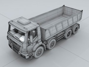 transportation trucks d1297 3D Модель